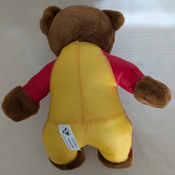 Vintage Nascar Plush Ernie Irvan Teddy Bear 36 m&ms Goodyear Pedigree - Picture 6 of 7